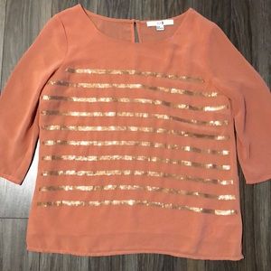 Forever 21, blouse with sequins, size M